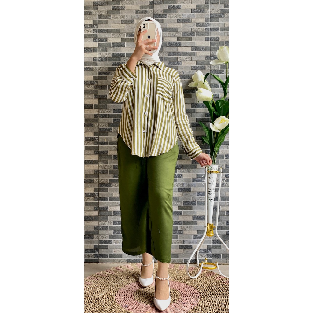 Clara Set Combi/One Set Pakaian Wanita Kasual/Larossa Official