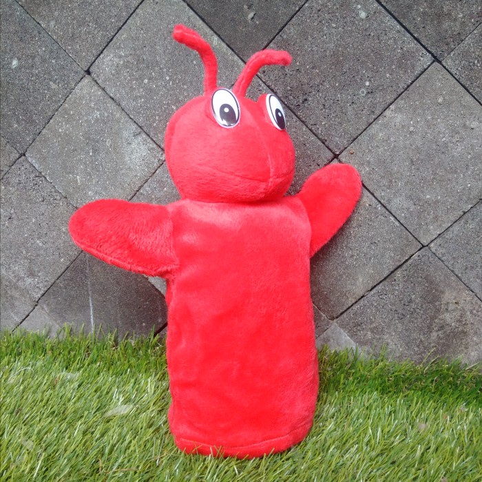 ✨ BISA COD ✨ Boneka Tangan semut merah-Boneka Edukasi Anak - Semut Merah