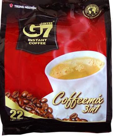 

❄ Kopi Vietnam G7 Trung Nguyen 3in1 isi 22 sachet PROMO!!! HALAL ★