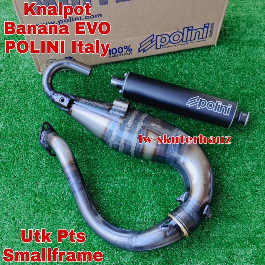 Knalpot Banana Evo POLINI Italy utk Smallframe Pts dkk
