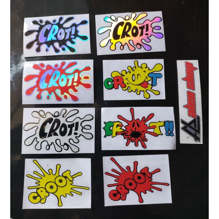 STIKER CUTTING CROT BERCAK