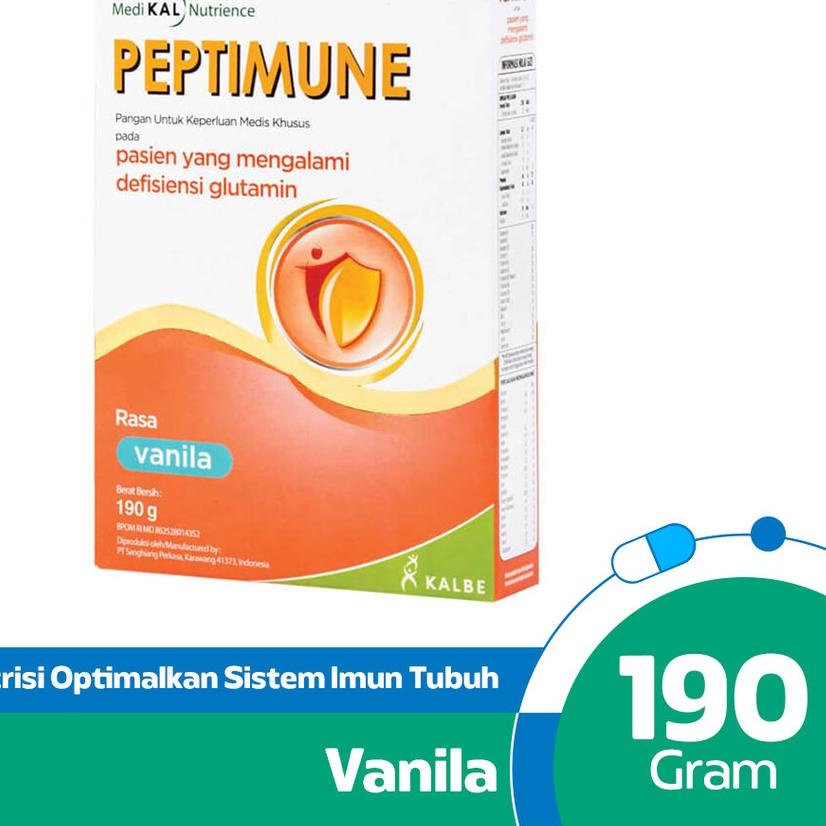 

☊ Peptimune Vanila 190gr - Meningkatkan Kekebelan Tubuh ♂