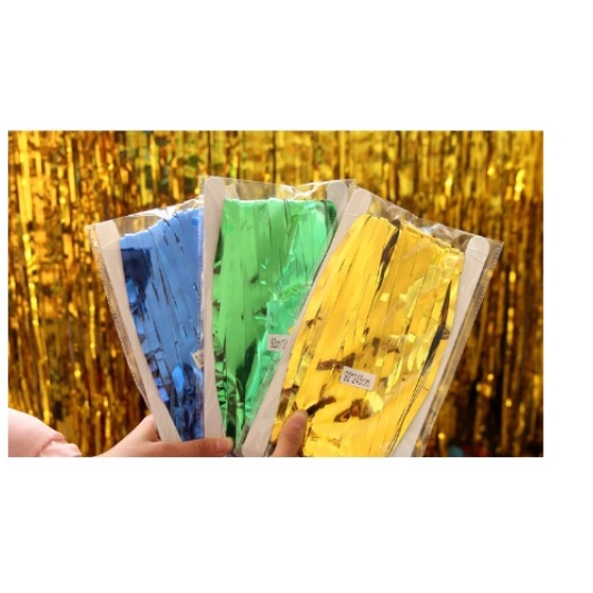 [MH] Party Master TIRAI Foil Doff Backdrop Tirai Matte Color (1mX2m)