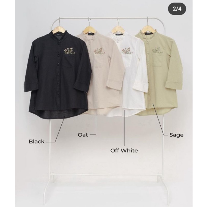 Camille Blouse Giyomi Offwhite S