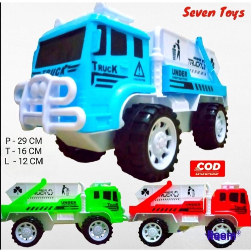 Mainan Mobil Truk Sampah/Mainan Anak Laki laki/Mainan Mobil Truk Besar