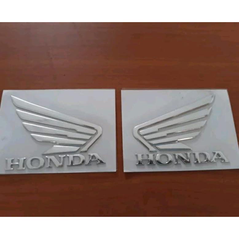 Stiker Emblem Logo Wings Sayap Honda kiri