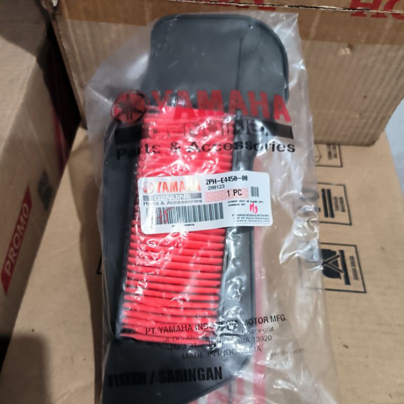FILTER SARINGAN UDARA MIO M3 SOUL GT 125 FI FINO 125 X-RIDE 125 FI ORIGINAL YANAHA GENUINE PARTS