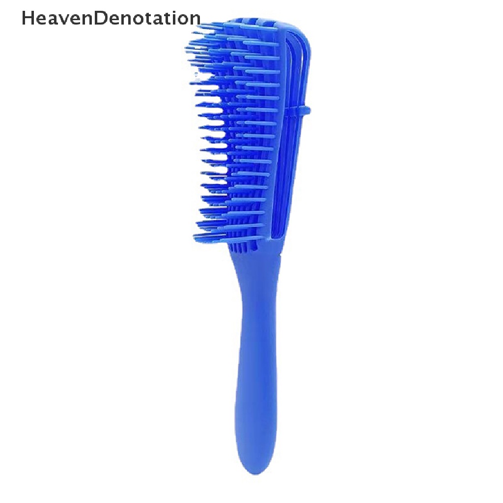 [HeavenDenotation] Dropshipping Detangling Sikat Rambut Pijat Kulit Kepala Keriting Rambut Wanita Sisir Hairbrush HDV