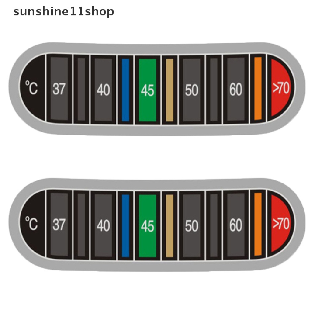 Sho Portable Air Kopi Perubahan Warna Termometer Tester Tahan Air Stiker N