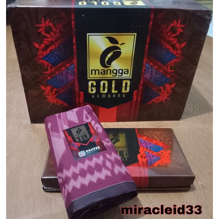 Sarung Dewasa | Mangga Gold Kembang