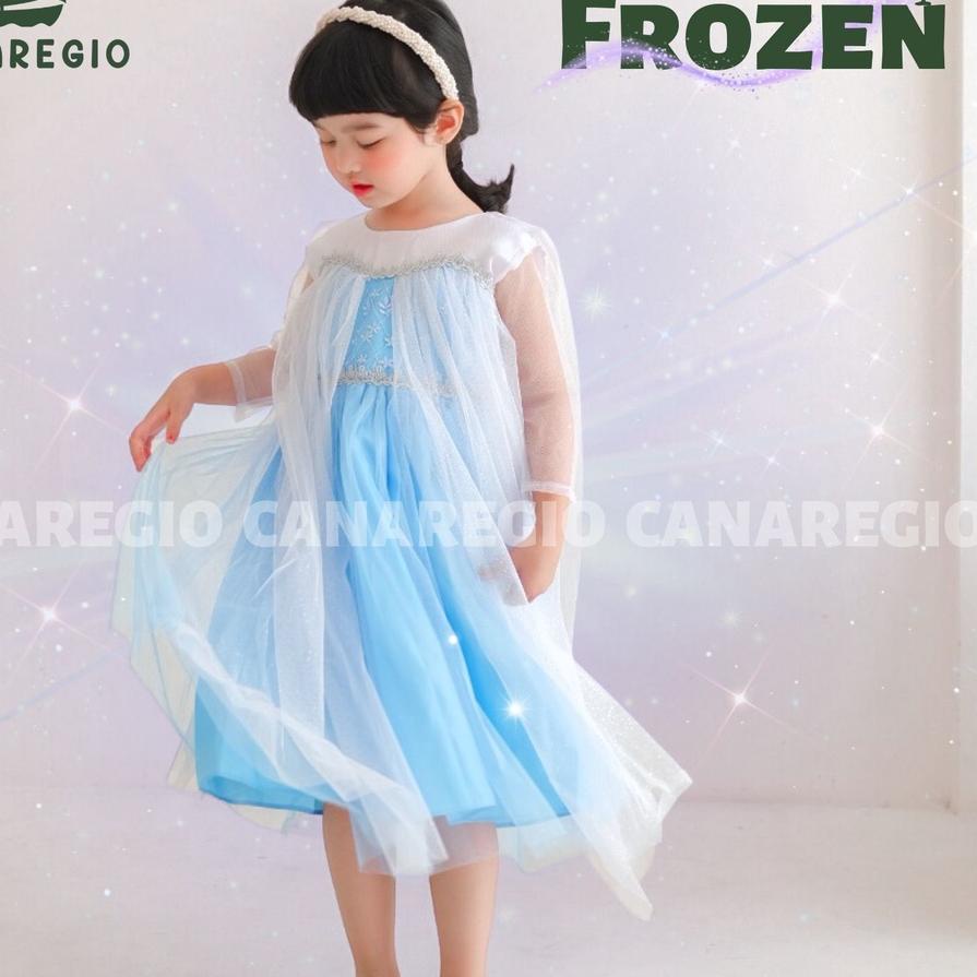✶ FLIP FROZEN BAJU FROZEN ANAK PEREMPUAN DRESS ANAK PEREMPUAN ❈