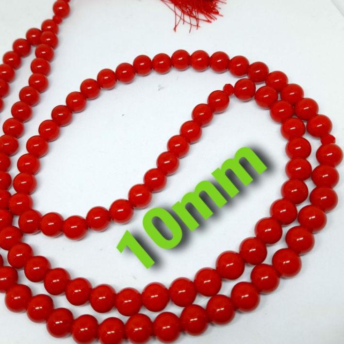 ❂ TASBIH BATU MARJAN 10MM 99BUTIR ORIGINAL ○