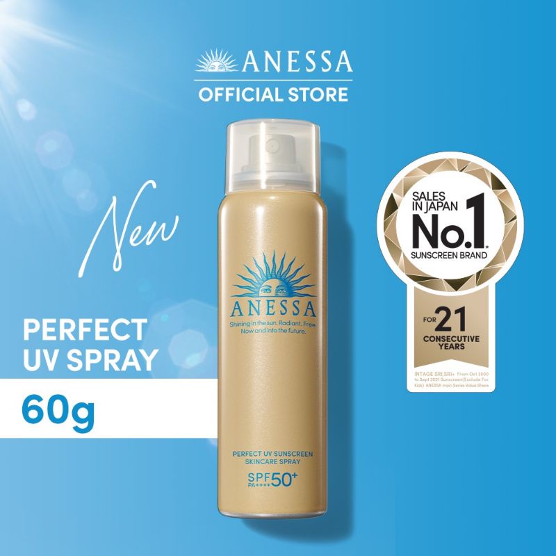 ANESSA Perfect UV Sunscreen Suncare Skincare Spray AA Gold 60gr