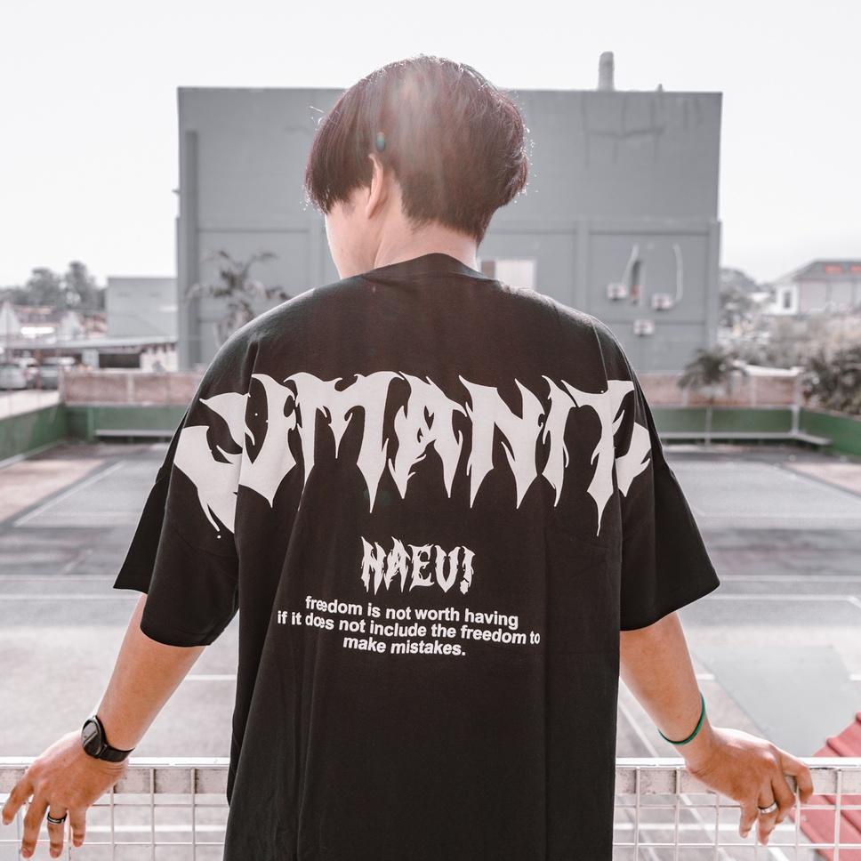 TERPERCAYA HAEV T-shirt Oversize - Humanity T-shirt/kaos/pakaian