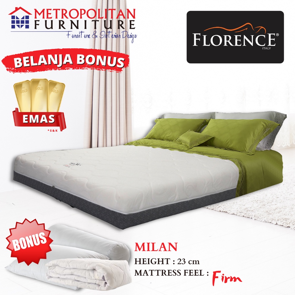 Kasur Springbed Florence Milan Spring bed matras