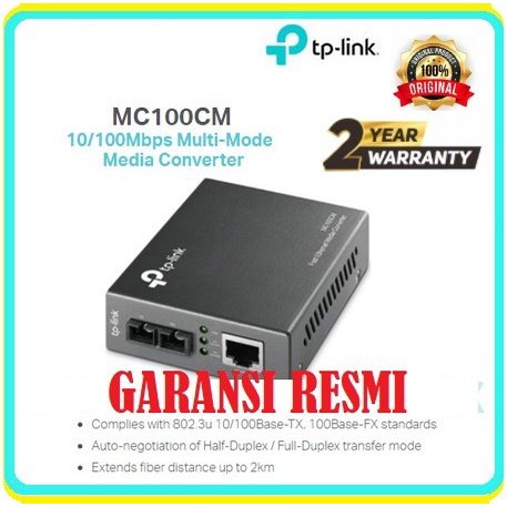 Converter FO Multi-Mode 10/100Mbps TPLINK TL-MC100CM