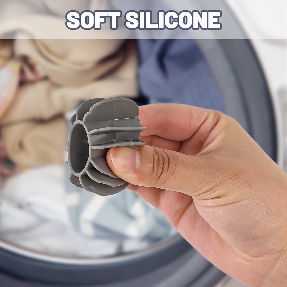 Reusable Silicone Laundry Ball Alat Pembersih Bulu Pakaian Tidak Melukai Pakaian Penghilang Bulu Untuk Mesin Cuci Laundry Ball