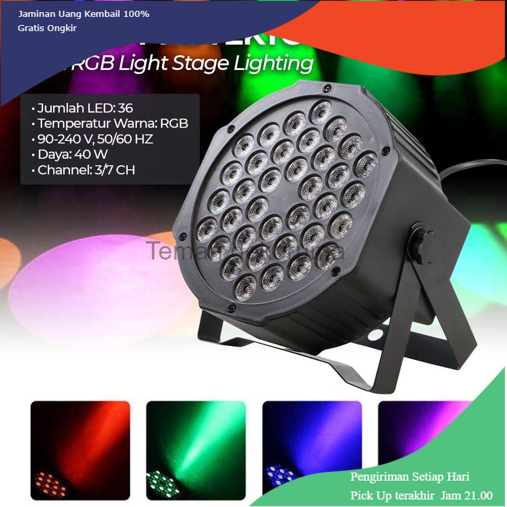 TD - LMP Alien Lampu Sorot LED RGB Spotlight DMX Port 40W 240V - AL36