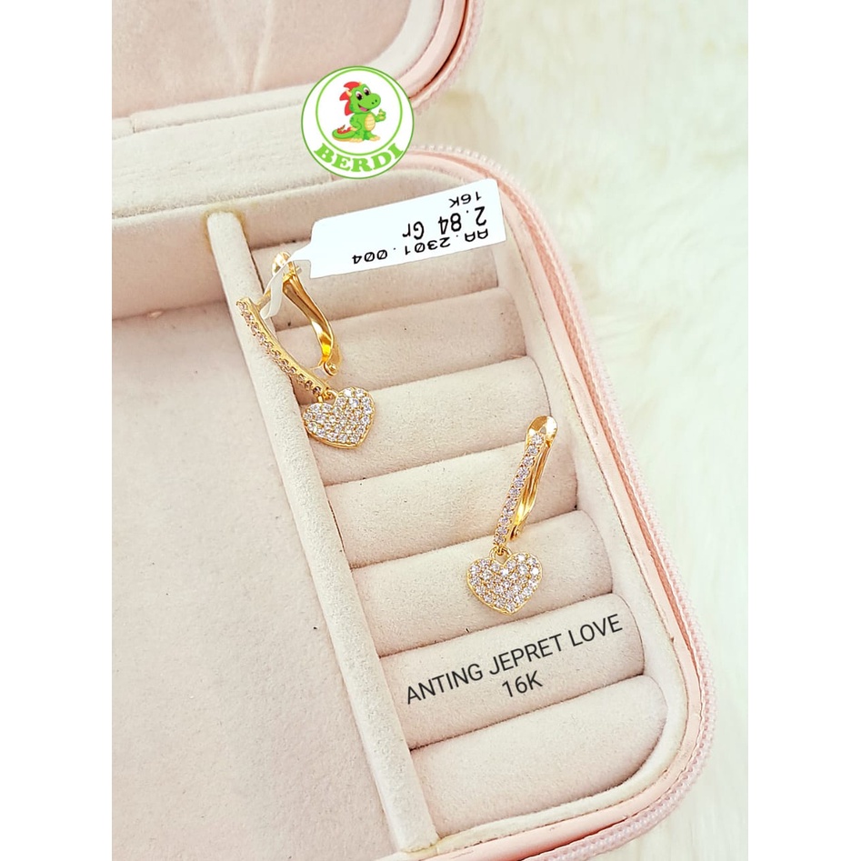 Anting wanita dewasa kadar 700 16karat fashion