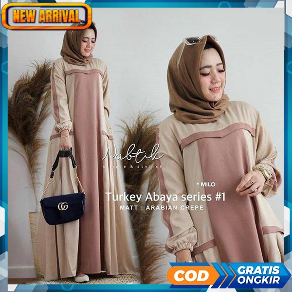 Ghamis Qanita Polos Gami Sanita Pakain Bwju Baj Atqsan Gamis Lebaran 2023 Atadan Gaun Kekinia Peremp