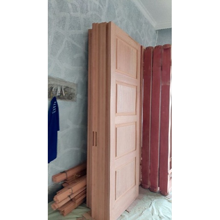 kusen pintu kayu kamper oven