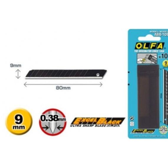 

9mm Spare blade ABB-10 10Pc Isi Ulang Pisau Cutter 9mm