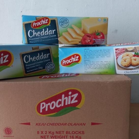 

❀ Keju Prochiz CHEDDAR BIRU 2KG TERMURAH / Keju Cheddar Biru 2kg ✽