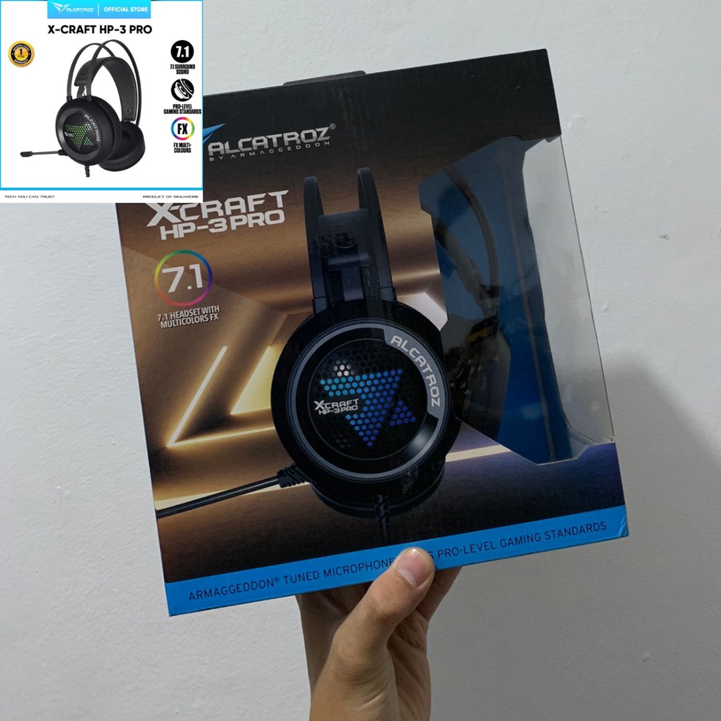 Jual ALCATROZ XCraft HP3 Pro Gaming Headset Non OTG Shopee Indonesia