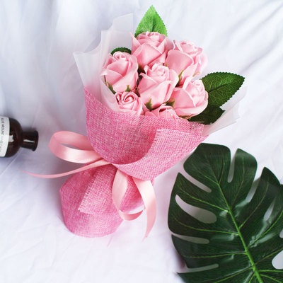 Flower Wrapping Paper Jute Korea Karung Goni Mesh Roll Kertas Buket Bunga Florist KB6277