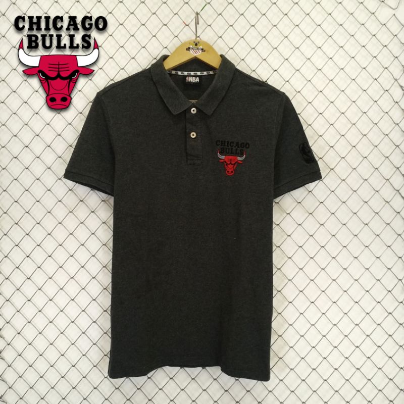Kaos Polo NBA Chicago Bulls Original Second Brand / Kaos NBA Chicago Bulls