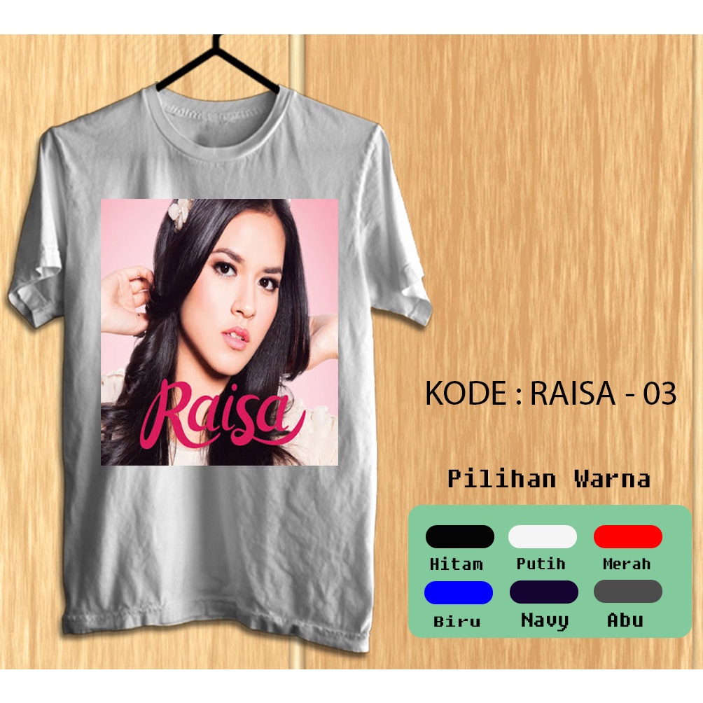 KAOS SOFTSTYLE, BAJU ATASAN ANAK DAN DEWASA, RAISA DIVA INDONESIA PENYANYI BERTALENTA