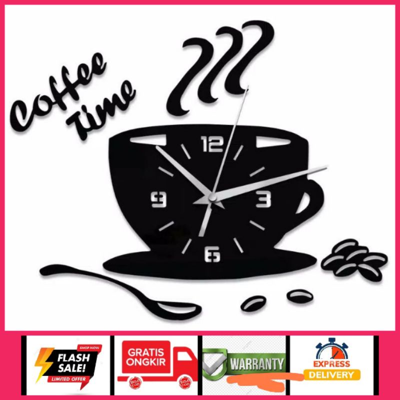 Jam Kopi Jam coffee Jam Dinding Kopi