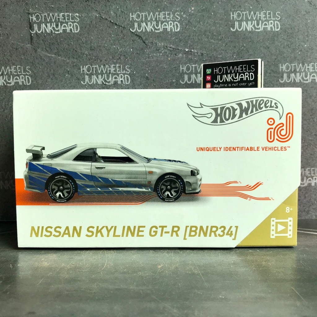Hot Wheels ID Nissan Skyline GT-R BNR34 Fast Furious Movie Brian R34