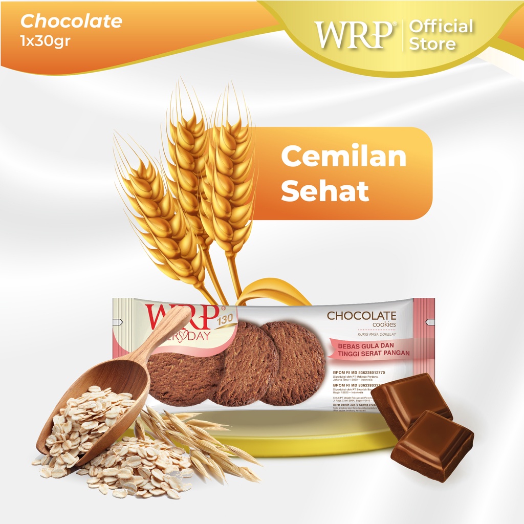 WRP Chocolate Cookies 30g - Camilan Diet
