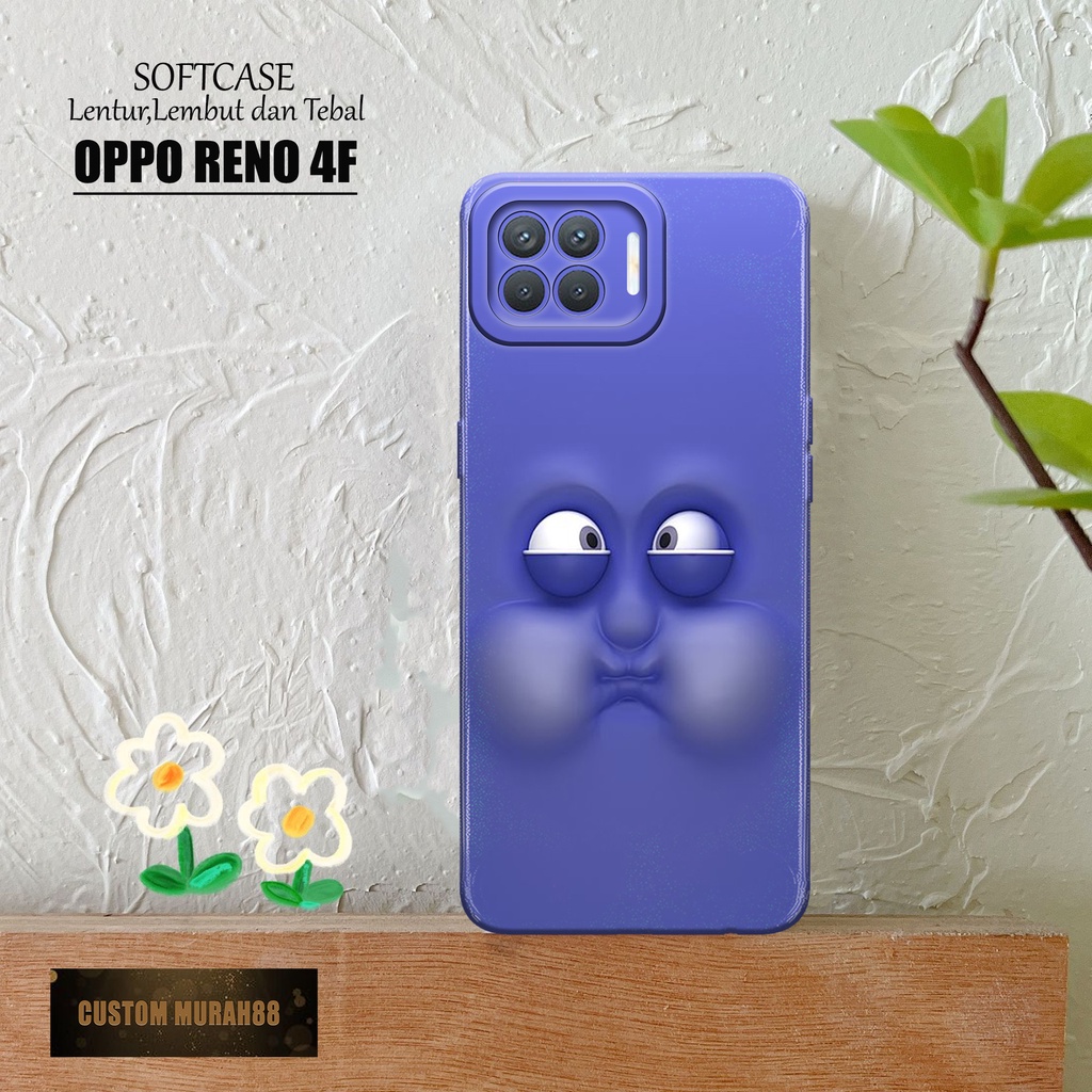 Case Hp Oppo Reno 4F Terbaracu - Fashion Case FACE - Casing Oppo Reno 4F Terbaru - Softcase Hp Oppo 