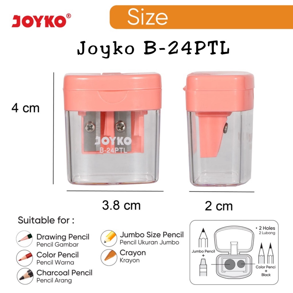 Rautan Serutan Pensil Fabel Castell &amp; Joyko