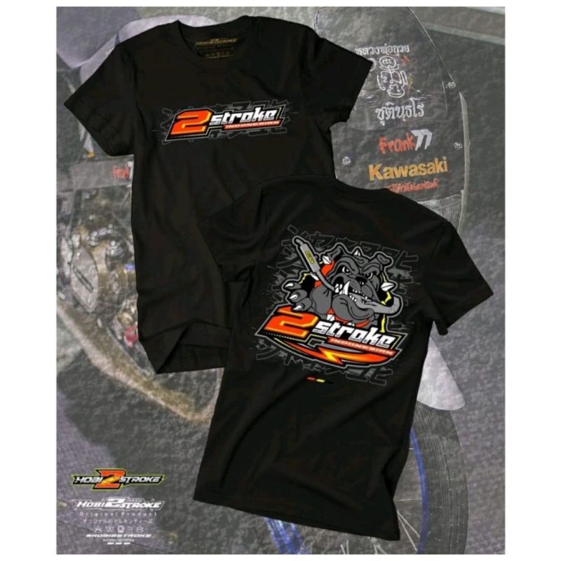 KAOS TWOSTROKE ENERGY FREE STICKER BISA COD