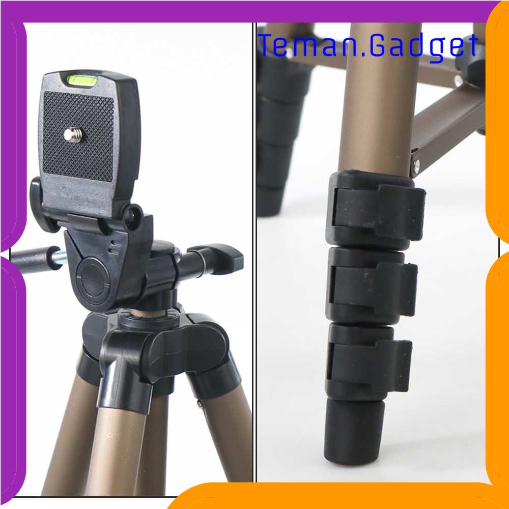 TG - KMR Weifeng Lightweight Tripod Stand 4-Section Aluminium - WT-3130