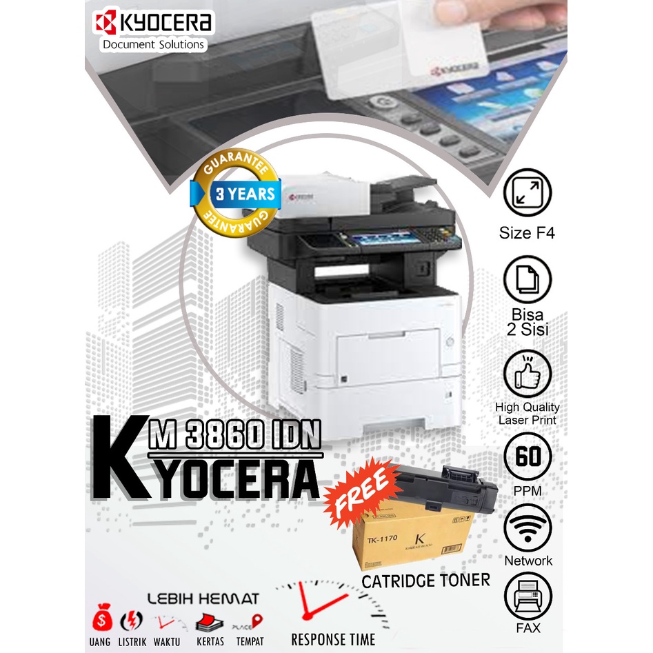 Mesin Multifungsi Kyocera M3860idn