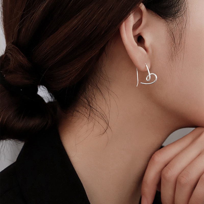 Anting Hoop Indah Berlebihan Fashion Anting Zirkon Emas Sederhana Sederhana Untuk Wanita Temperamen Unik