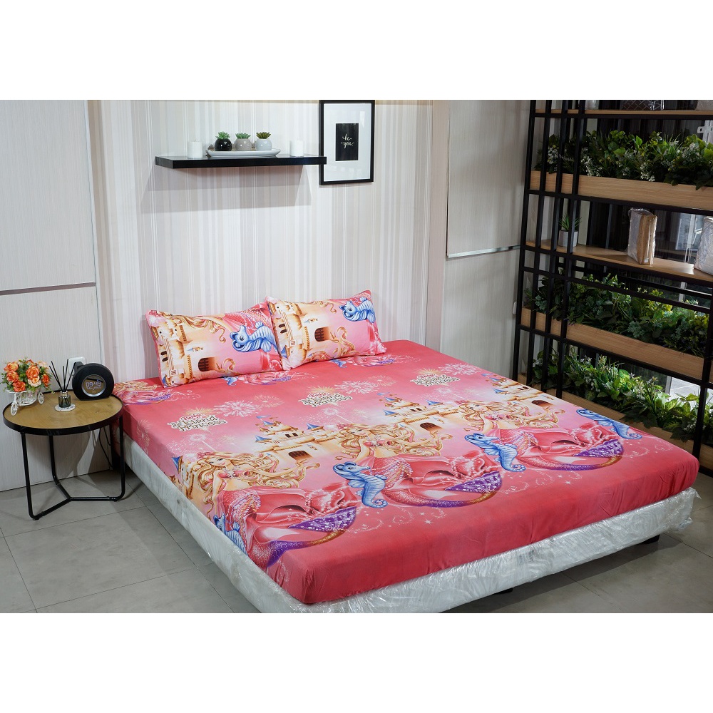 Idola Style Veronica Sprei 100 / 120 Micro Print Tinggi 20 cm MP-8007