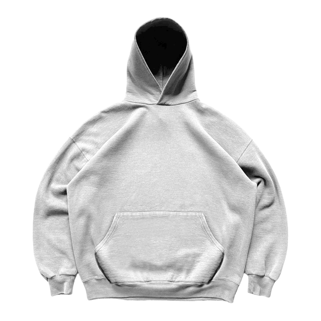 YESZY.MFG Boxy Fit Sport Grey Hoodie (375 GSM)