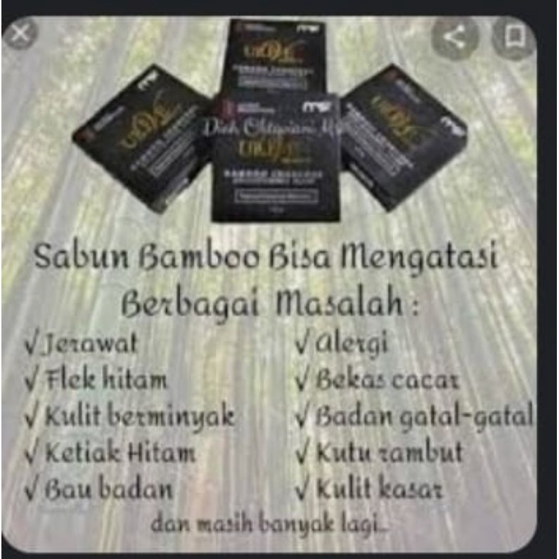 Sabun Bamboo MSI Original
