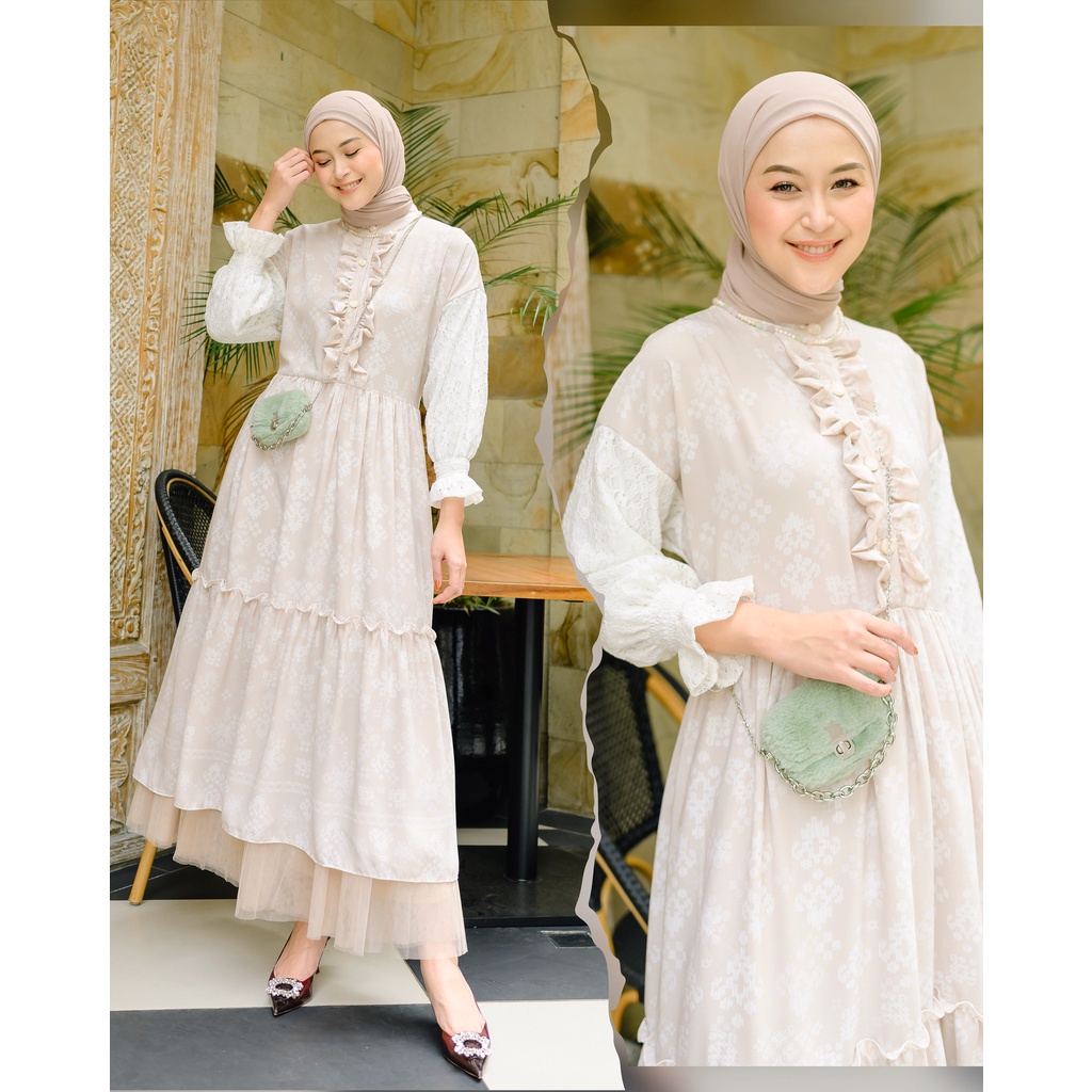 terbaru Haidee & Orlin - Diora & Gantari Dress (PILIH PATTERN) terlaris