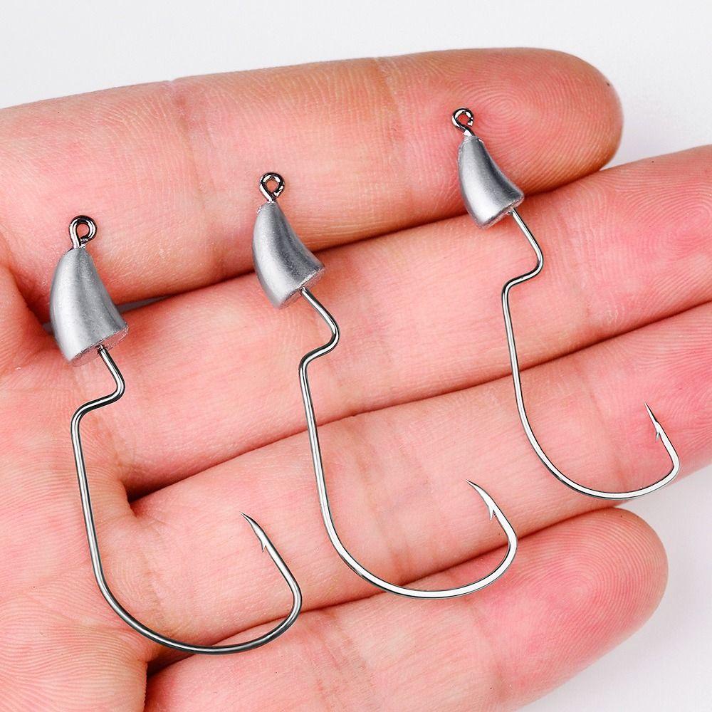 TOP 10pcs 1.75g /2.5g /3.5g Memancing Kait Putaran Panas Cincin Payet Lembut Umpan 1.75g /2.5g /3.5g Jigging Umpan