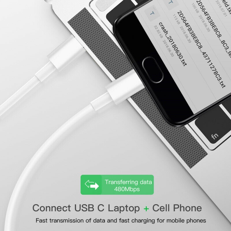 Kabel Charge Cepat 3A 60W Type-C Ke Type-C, Kabel USB C PD Fast Charging, Untuk Kabel Samsung, Kabel Data Universal/Hot Sale