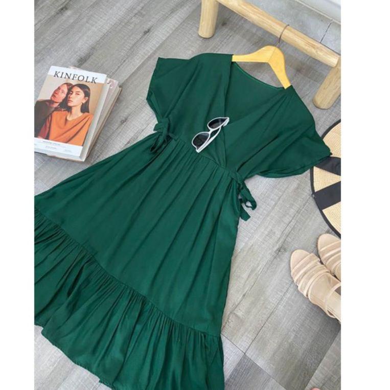 TERMURAH Daster kimono ruffle / daster kimono polos / daster kimono pendek