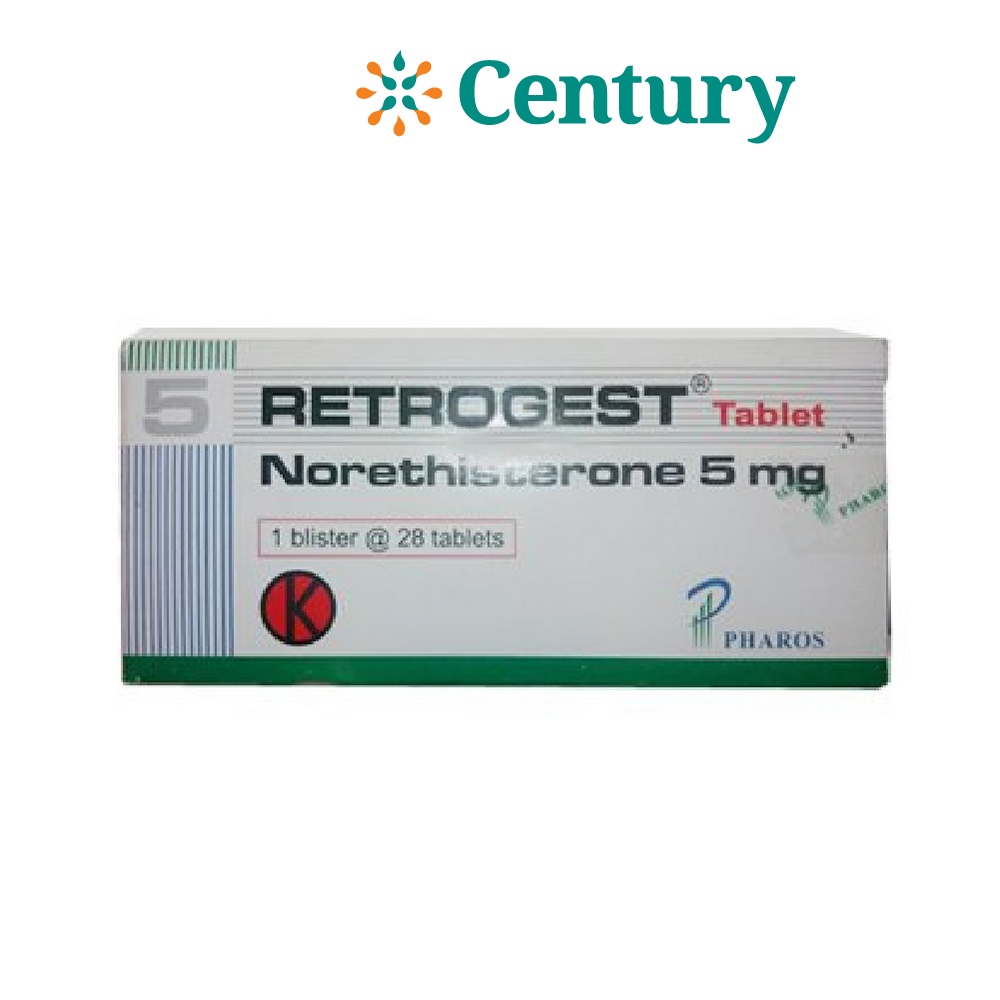 RETROGEST 5MG 1STRIP ISI 28 TABLET / NORETHISTERONE