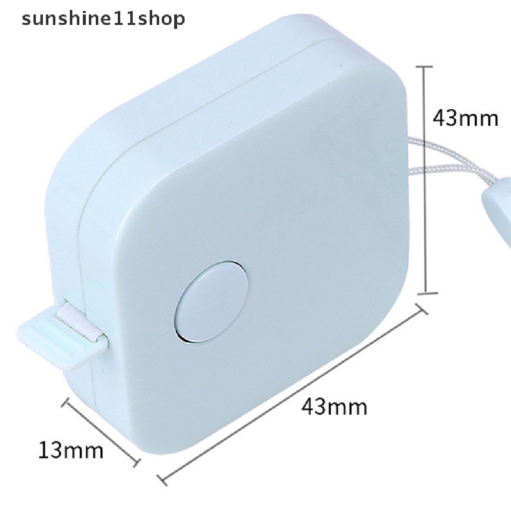 Sho Measuring Tape Portable Kulit Lembut Penggaris Skala Ganda Ditarik Penggaris Tinggi Badan Anak Alat Jahit Untuk Kantor Sekolah Rumah Perlengkapan Alat Tulis N