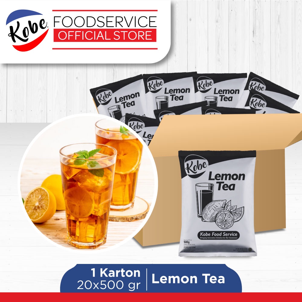 

Kobe Lemon Tea 500gr - Minuman Serbuk Powder - 1 Karton isi 20pcs